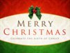 Church Banner of Merry Christmas